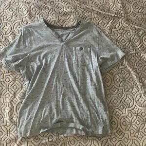 Baby blue w/ grey tee